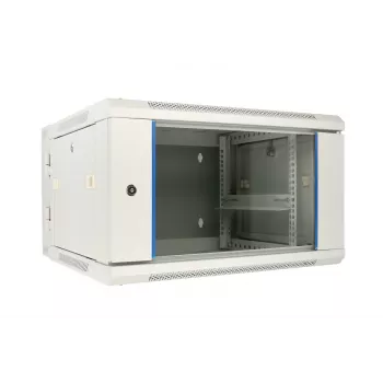 Extralink Szafa wisząca rack 6U 600x600 AZH szara, uchylna
