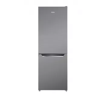 Lodówko-zamrażarka AMICA FK2425.4UNTX(E) wolnostojąca 277 L całkowita, dolny zamrażalnik 74 L, inwerter, srebrna, 1593×540×550 mm