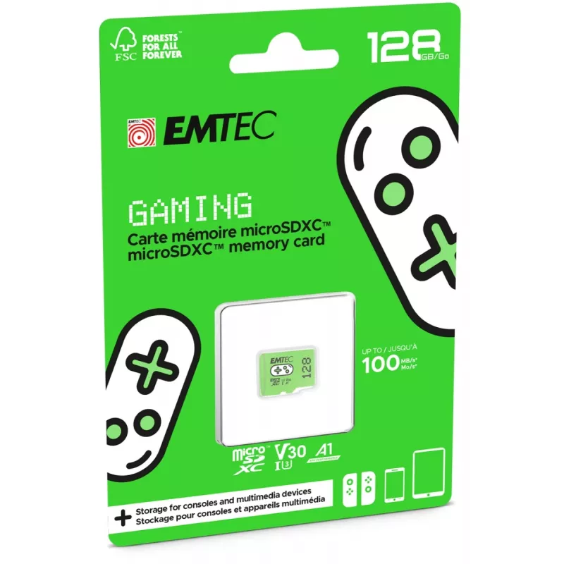 Karta pamięci Emtec 128 GB MicroSDXC UHS-I ECMSDM128GXCU3G
