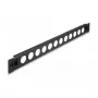 Patch panel DeLOCK 19 cali D-Type 12 portów bez narzędzi czarny
