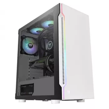 Obudowa PC Thermaltake H200 TG Snow RGB Midi Tower Biała