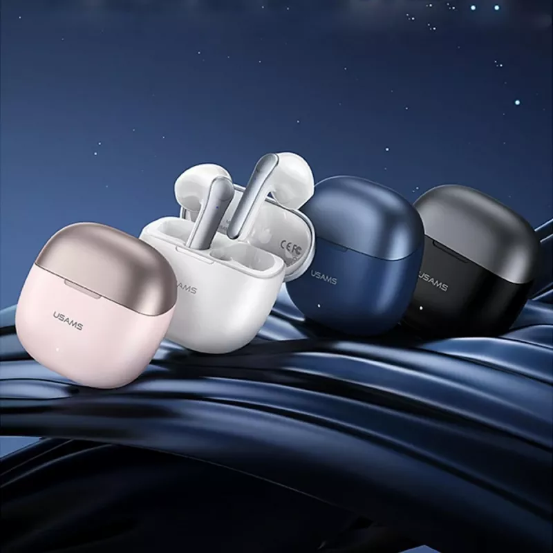 Słuchawki USAMS TWSXH Series Dual Mic Wireless Niebieskie/Niebieskie BHUXH03