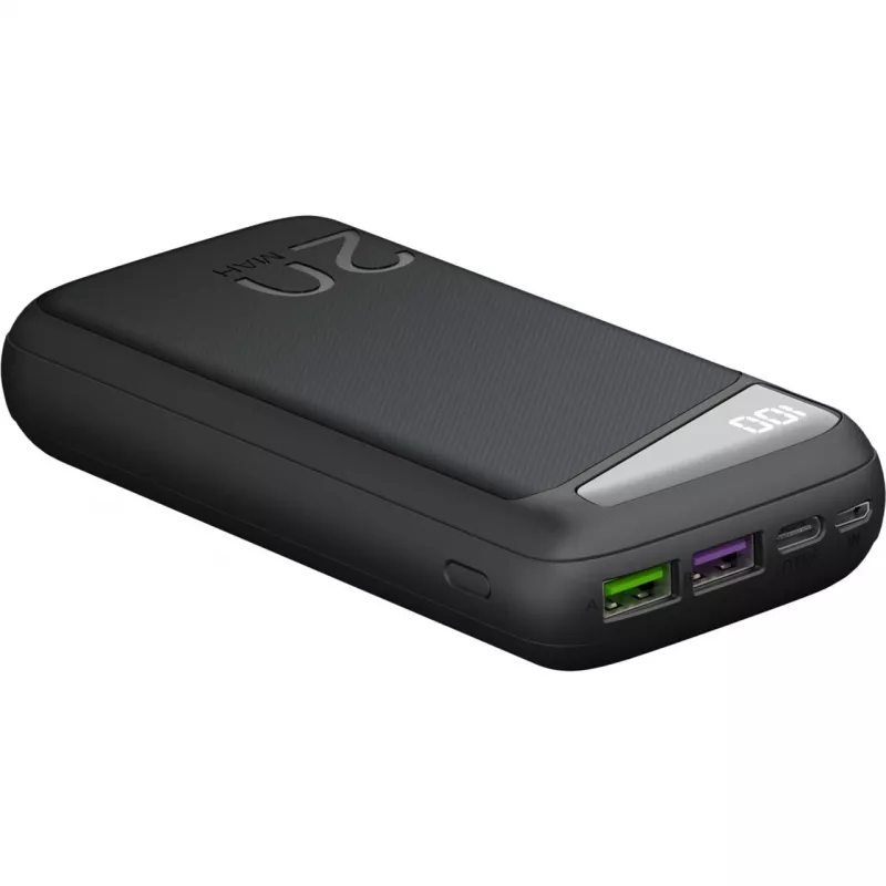 Powerbank z funkcją szybkiego ładowania 20 000 mAh (czarny, PD, Quick Charge 3.0, Super Charge)