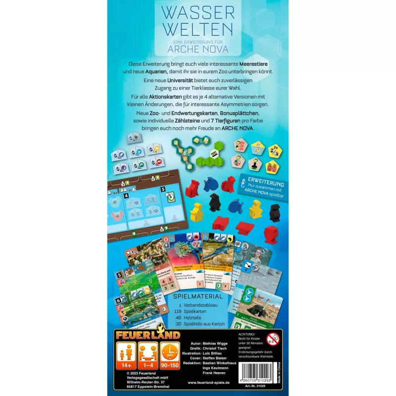 Arche Nova: Water Worlds, rozszerzenie gry planszowej