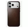 Etui na telefon komórkowy Nomad Traditional Leather etui do iPhone 17 Pro Max, skóra/aluminium/mikrofibra, pasuje do 6,9 cala (Brązowy)