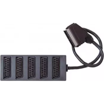 Przełącznik SCART ShiverPeaks 5-portowy z kablem SCART 0,4 m (model 22224021)