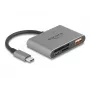Czytnik kart Delock 91016 USB-C dla kart SD i microSD z portem USB-A i USB-C PD