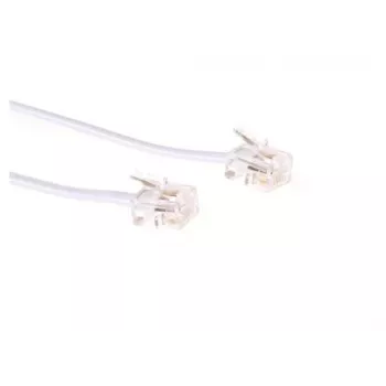 Kabel telefoniczny Microconnect MPK181W RJ11 RJ11 1m Biały