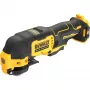 Wielofunkcyjne narzędzie oscylacyjne DeWalt DCS353NT-XJ, bezszczotkowe, akumulatorowe, 12 W, 840 g, czarno-żółte