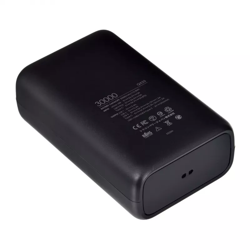 Powerbank Silicon Power QX55, litowo-polimerowy (LiPo), 30000 mAh, czarny
