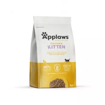 Sucha karma dla kota Applaws Kitten Chicken 2 kg — junior, białko 38%, tłuszcz 17%