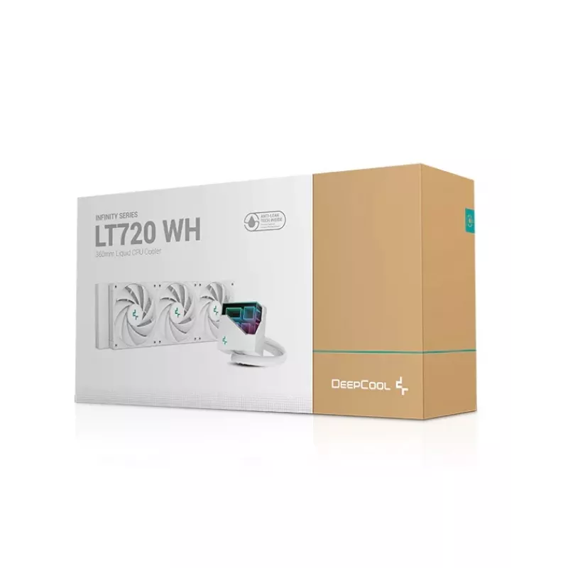 System chłodzenia cieczą LT720 dla procesorów, 1 szt., biały, 120 mm