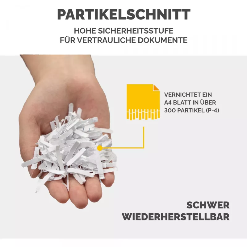Niszczarka Fellowes Powershred LX50, cięcie cząstkowe, czarna
