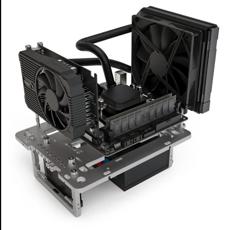 Streacom benchtable BC1 Mini V2 titan — kompaktowy stół testowy z kompatybilnością ATX