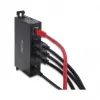 Koncentrator USB DELOCK 3-portowy 5 Gb/s z RJ45 Gigabit PoE++ i hostem USB Type-C, obudowa metalowa, izolacja 1,5 kV, czarny
