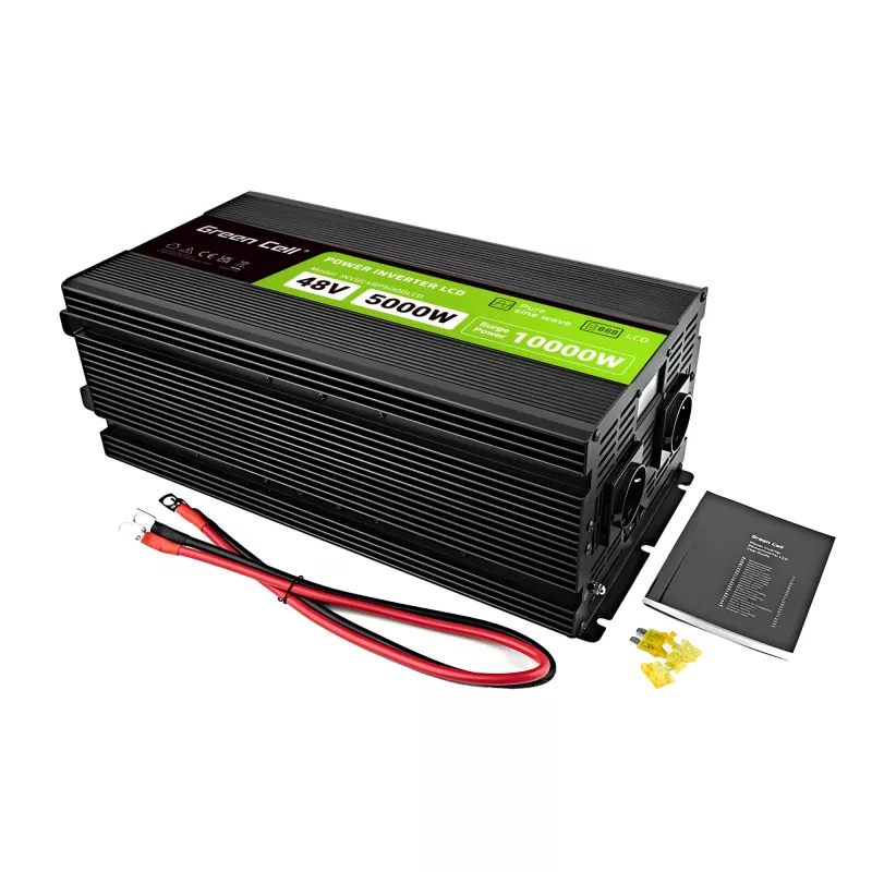 Przetwornica LCD 48V 5000W/10000W czysty sinus z wyświetlaczem