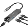 Hub USB 3.2 Gen1, 3-portowy z 2.5G Ethernet