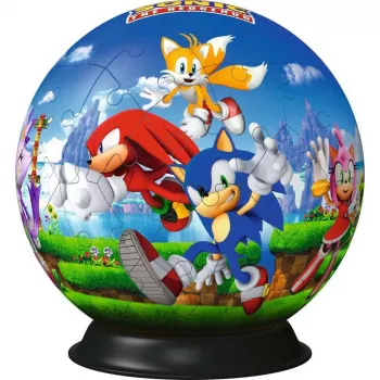 Piłka puzzle 3D Ravensburger Sonic the Hedgehog, 72 elementy, model 11592