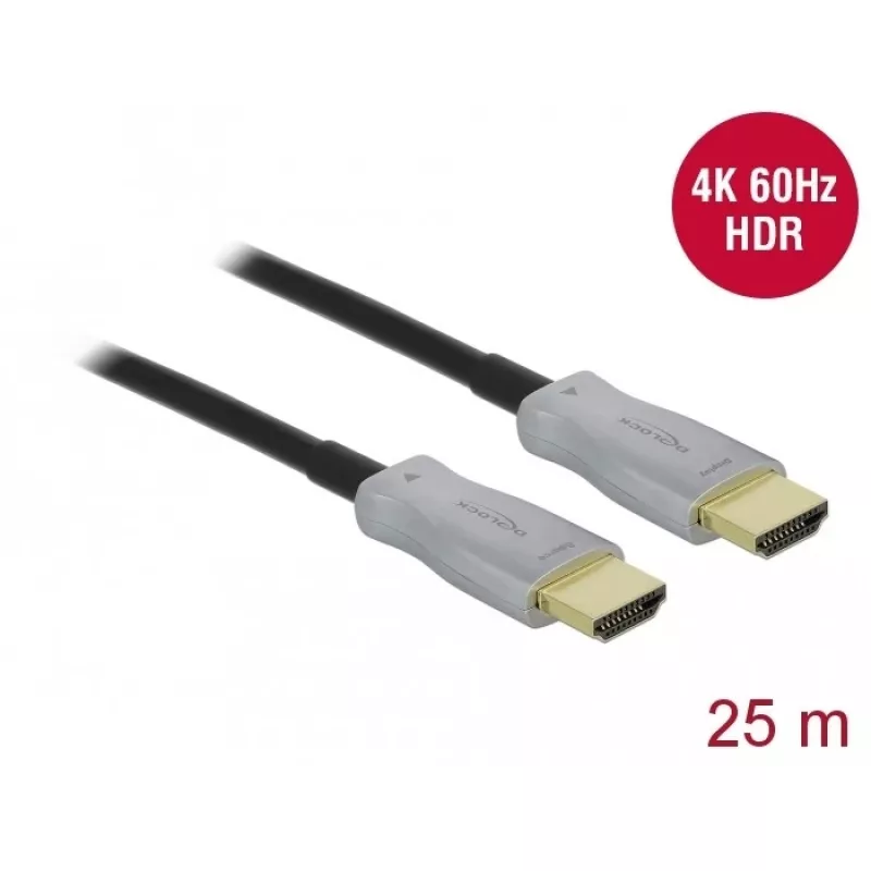 Aktywny kabel optyczny HDMI 4K 60 Hz 25 m DeLOCK 85016