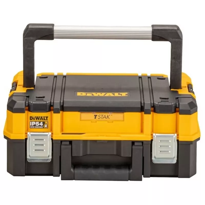 Skrzynia narzędziowa DeWalt DWST83344-1, wodoodporna, żółta, 440×183×332 mm, 2 uchwyty, zamykana