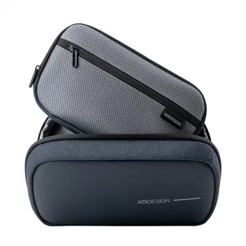 Kosmetyczka XDDESIGN First-Class All-in-One Travel Organiser P706.3425, Granat, zamek błyskawiczny, 380 g, karton zewnętrzny 17×27.5 cm