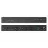 Video wall controller DIGITUS DS-55358 — 4 wyświetlacze, do 4K (3840×2160) @30Hz, DisplayPort 1.2a, obudowa metalowa, sterowanie przyciskami