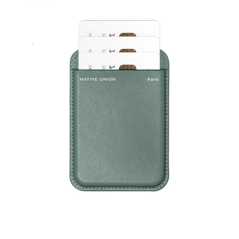 Etui portfel native union (Re)Classic zielone kompatybilne z iPhone 15/15 Pro/15 Plus/15 Pro Max, iPhone 14/14 Pro/14 Plus/14 Pro Max, iPhone 13/13 Pro