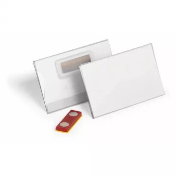 Uchwyt na identyfikator Durable 824419 Plastikowy Poziomy 9x5,4 cm