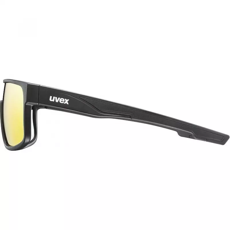 Okulary multisportowe UVEX lgl 51 — oprawka pełna, czarna