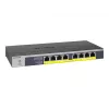 NETGEAR GS108PP Niezarządzalny przełącznik Gigabit Ethernet (10/100/1000) Power over Ethernet (PoE) Czarny