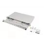 Patch panel Lanberg FOP1-12SS-LDS szary ABS Steel 19 inch
