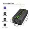 Przetwornica samochodowa Qoltec Monolith 1200 W Czarna 24 V