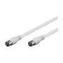 Wentronic Goobay Kabel połączeniowy SAT, F-Quick, 100% ekranowany, biały, 2,5 m - Wtyk F (Quick) Wtyk F (Quick) (50748)