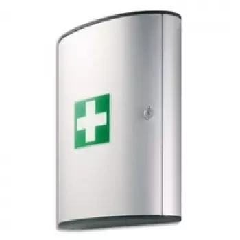 Durable 197323 Apteczka L, aluminium, srebrna