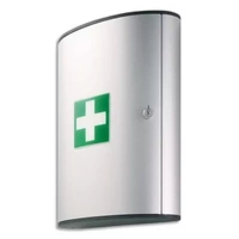Durable 197323 Apteczka L, aluminium, srebrna