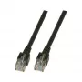 Kabel krosowy EFB-Elektronik RJ45 kat.5e SF/UTP PVC CCA czarny 0,5 m Producent: EFB Elektronik (K5456.0,5)
