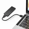 Obudowa zewnętrzna dla dysku SSD M.2 SATA QOLTEC 51854 USB 3.0 bez narzędzi