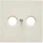 Jung Cover Plate TV-, Radio-Socket Outlet LS 990, LS design, LS plus Creme-biały LS 990 TV (LS 990 TV)