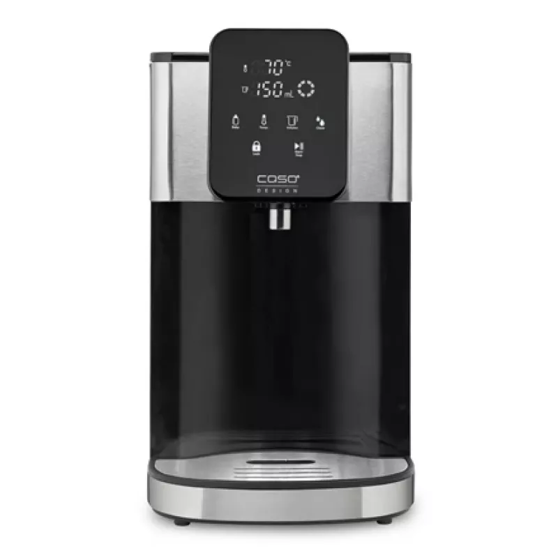 Czajnik elektryczny Caso Turbo Hot Water Dispenser HW 1660 — 4 L, 2600 W, czarny/stal nierdzewna
