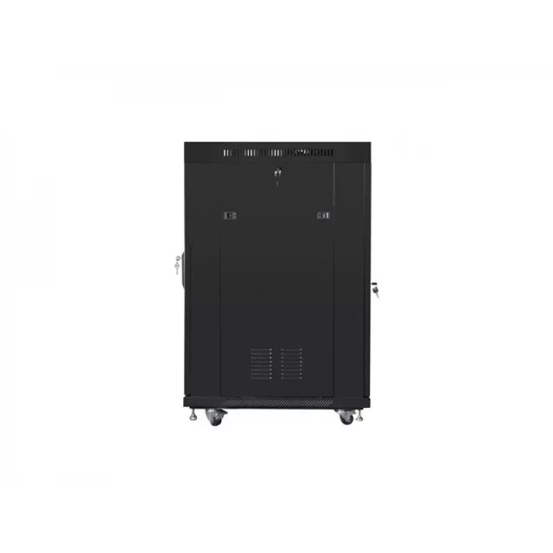 Wolnostojąca szafa rack LANBERG FF01-6822-12BL 22U Czarna 1200 kg