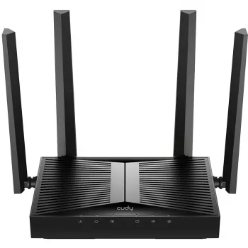 Router biurkowy Cudy WR3600 dwupasmowy Wi‑Fi 7 (802.11be), do 2882 Mbps, 4× Gigabit LAN, 1× WAN, czarny