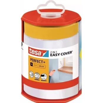 tesa Easy Cover Perfect+ 56570-00000-00 Folia maskująca Żółta, przezroczysta (dł. x szer.) 33 m x 550 mm 1 szt. (56570-00000-00)