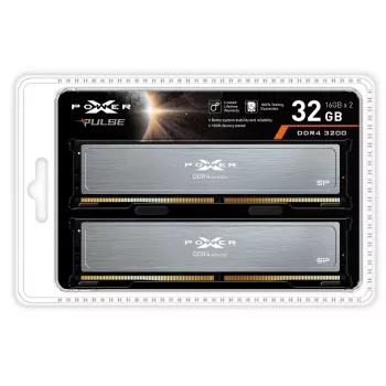Pamięć DDR4 do komputerów stacjonarnych Silicon Power XPOWER Pulse 32 GB (2x16 GB) 3200 MHz CL16 288-pin DIMM 1,35 V
