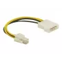 DeLOCK Kabel P4 męski Molex 4pin męski Wielokolorowy 0,13 m