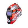 Przyłbica spawalnicza YATO YT-73921 z filtrem samościemniającym, odcień 9–13, obudowa PC, pole widzenia 4,3×9,8 cm, bateria 3V