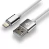 Kabel everActive USB Lightning 1m - Biały, silikonowy, szybkie ładowanie, 2,4A - CBS-1IW