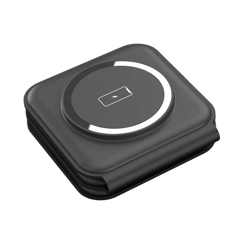 Ładowarka bezprzewodowa magnetyczna 3w1 Choetech T588-F 15W (czarna)