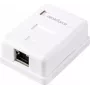 Renkforce Adapter sieciowy do montażu natynkowego CAT 6 1 Port Biały (RF-4541182)