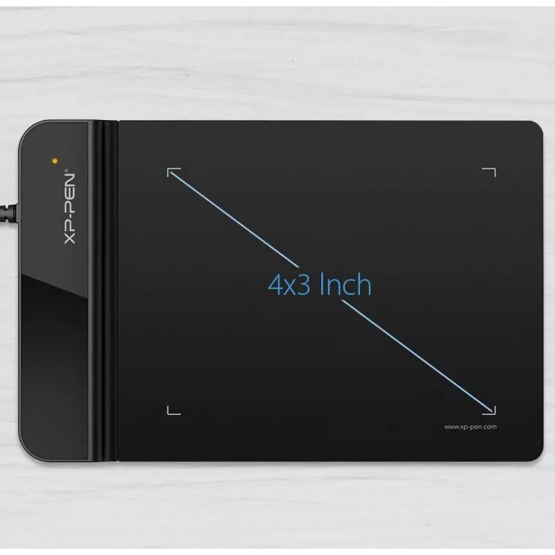 Tablet graficzny XP-Pen Star G430S przewodowy, 5080 lpi, obszar roboczy 101,6×76,2 mm, czarny