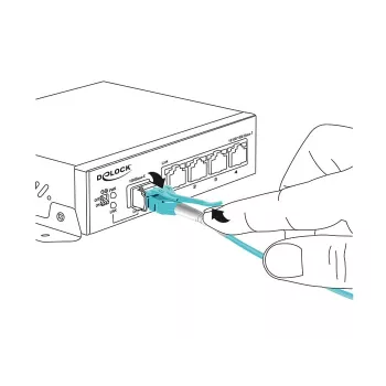 Kabel światłowodowy DeLOCK 1m 2xLC